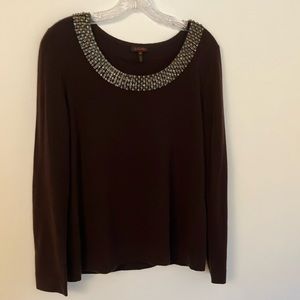 ESCADA Cashmere burgundy sweater Euro Size 40